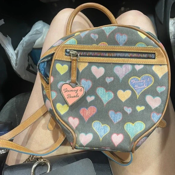 Dooney & Bourke Heart Y2K Backpack Purse Y2k Dooney and Burke - Etsy main image 2